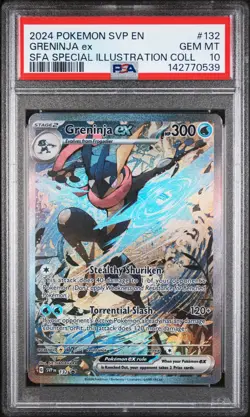 2024 POKEMON SVP PROMO SPECIAL ILLUSTRATION COLLECTION #132 GRENINJA EX PSA 10 - Image 1