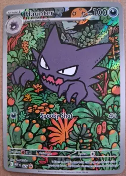 2025 Pokemon Haunter Mega Evolution Battle Deck Black Star Promo #027 - Image 1