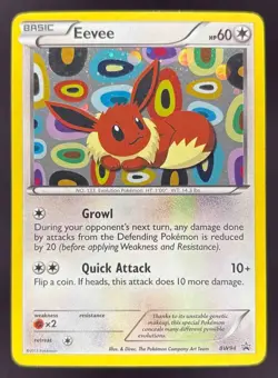 2011 Pokemon BW Black Star Promos #BW94 Eevee - Image 1