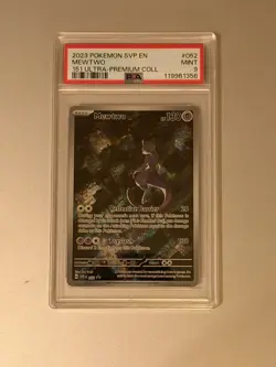 2023 POKEMON SVP EN-SV BLACK STAR PROMO 151 ULTRA-PREM COLL #052 MEWTWO PSA 9 - Image 1