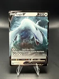 Pokemon Lugia v TCG Silver Tempest Holo Ultra Rare Card 138/195 B - Image 2