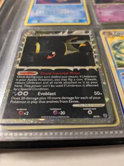 Pokemon Umbreon Prime Ultra Rare Holo 86/90 Undaunted Stage 1 100 HP 2010 - Image 2