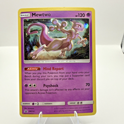 (LP-NM) Mewtwo SM214 Black Star Promo Pokemon Card - Image 1