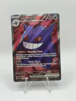Pokemon Gengar ex 193/162 SV05 Temporal Forces Ultra Rare Holo 310 HP - Image 1