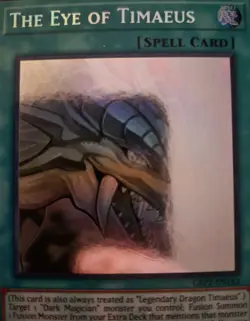 🔥 Yugioh GFP2-EN183 The Eye of Timaeus GHOST RARE 1ST EDITION NEAR MINT - Image 2