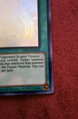 🔥 Yugioh GFP2-EN183 The Eye of Timaeus GHOST RARE 1ST EDITION NEAR MINT - Image 4