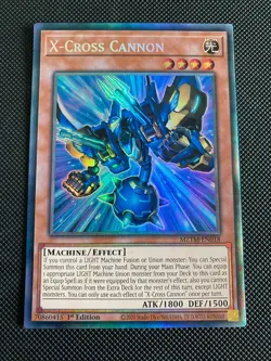 Yugioh MZTM-EN018 - X-Cross Cannon - Collector's Rare EX! - Image 1