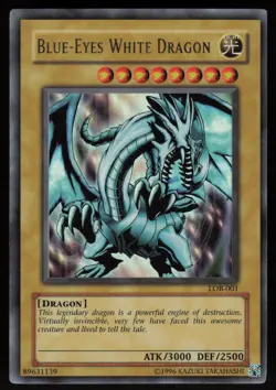 Blue-Eyes White Dragon LOB-001 LOB The Legend of Blue Eyes White Dragon Yu-Gi-Oh - Image 1