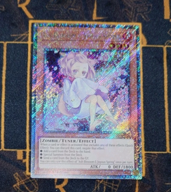 YUGIOH Ash Blossom & Joyous Spring (RA04-EN025) Platinum Secret Rare 1st Ed NM - Image 1