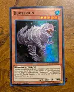 Duoterion LEDU-EN037 1st Edition Super Rare Yu-Gi-Oh! - Image 1
