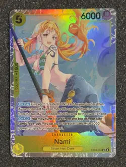 Nami EB03-053 SR One Piece CCG Pack fresh. - Image 1