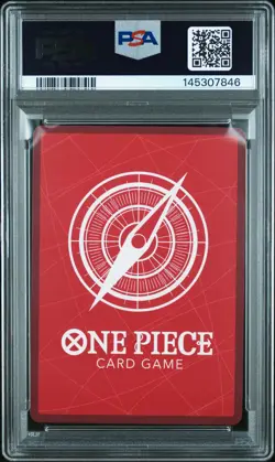 2025 ONE PIECE OP13-CARRYING ON HIS WILL ALTERNATE ART MONKEY D. LUFFY PSA 10 - Image 2
