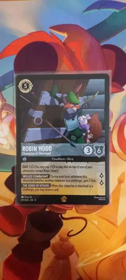 Robin Hood – Champion of Sherwood Disney Lorcana: Fabled Cold Foil 177/204 - Image 1