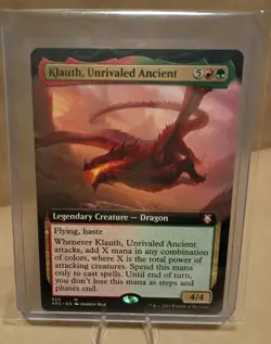 Klauth, Unrivaled Ancient (Extended Art) Commander: Adventures in the Forgotten - Image 1