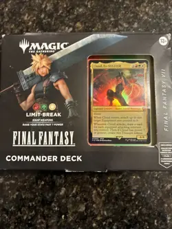 Magic The Gathering Final Fantasy VII 7 Limit Break Commander Deck Cloud Strife - Image 1