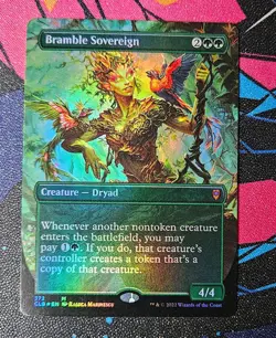 Bramble Sovereign Foil Borderless Extended Art Magic Commander Legends Baldur's - Image 1