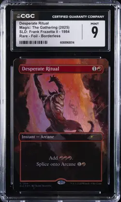 2025 MAGIC: THE GATHERING - SLD: FRANK FRAZETTA II DESPERATE RITUAL CGC 9 - Image 1