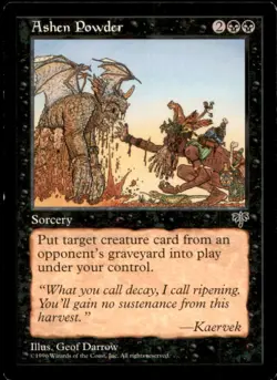 Ashen Powder LP Light Play Mirage MTG [6592] - Image 1