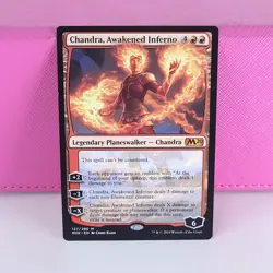 Magic the Gathering MTG Chandra, Awakened Inferno 127 Core Set 2020 LP - Image 1