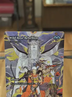 Wild Rose Rebellion - Counterspell (Showcase) Final Fantasy Free Shipping! - Image 2