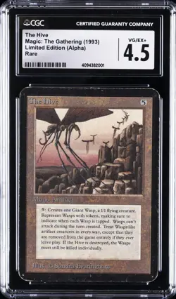 1993 MAGIC: THE GATHERING ALPHA THE HIVE CGC 4.5 - Image 1