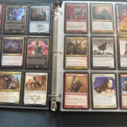 Magic The Gathering Collection Mtg Binder 360 Cards RARES FOILS VINTAGE REVISED - Image 2