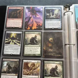 Magic The Gathering Collection Mtg Binder 360 Cards RARES FOILS VINTAGE REVISED - Image 4