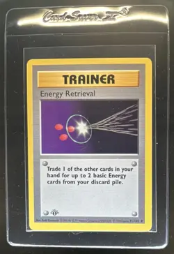 1999 Pokemon 1st Edition Energy Retrieval #81/102 - Image 1