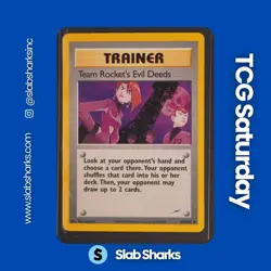 2002 POKEMON NEO DESTINY #103/105 TEAM ROCKET'S EVIL DEEDS - Image 1