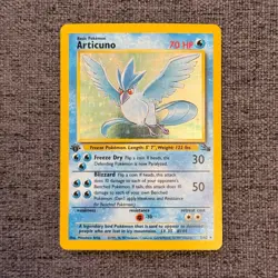 1999 Pokemon TCG Fossil Articuno 2/62 Holo - 1st Edition - Image 1