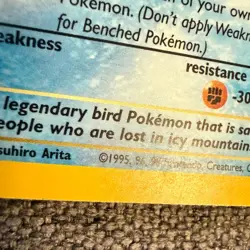 1999 Pokemon TCG Fossil Articuno 2/62 Holo - 1st Edition - Image 4