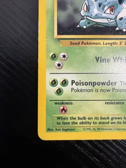 Ivysaur 30/102 1999 Base Set Non-Holo English Pokemon Card - Image 5