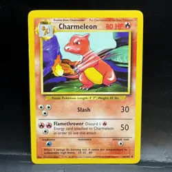 Charmeleon Non-Holo 1999 WOTC Pokemon Card 24/102 Base Set LP/MP - Image 1