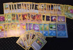 Pokemon card lot 308 cards. Neo Genesis, E-reader cards, Rocket, Gym Challenge, - Image 2