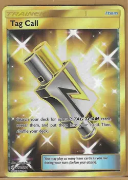 Pokemon Cosmic Eclipse Tag Call Trainer; 270/236. Ultra Rare High Grade!! - Image 1