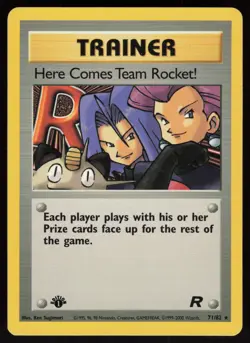 Here Comes Team Rocket! 71/82 Rare Team Rocket 1st Edition Pokemon - Image 1
