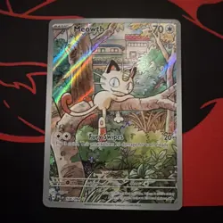 Pokemon Meowth 106/094 – Phantasmal Flames – English IR (Illustration Rare) NM - Image 1
