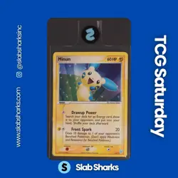 2006 POKEMON EX TRAINER KIT 2 #6/12 MINUN HOLO - Image 1