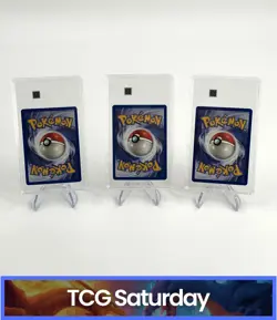 2000 POKEMON TEAM ROCKET 1ST ED DARK VAPOREON JOLTEON FLAREON TAG 8/8.5 LOT OF 3 - Image 2