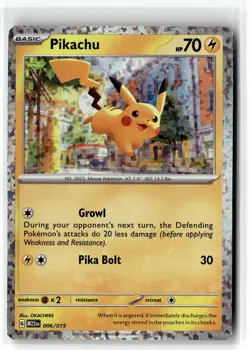 Pikachu ⭐ 006/015 Holo Promo McDonald's Collection 2023 2023 Pokemon NM - Image 1