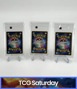 2023 POKEMON JPN 151 CARD FILE SET BULBASAUR CHARMANDER SQUIRTLE TAG 10 LOT OF 3 - Image 2