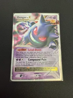 Pokemon Gengar LV.X 97/99 Level Up Rare 140 HP 2009 Trading Card - Image 1