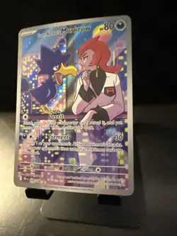 2025 Pokemon Destined Rivals Team Rocket's Murkrow #200/182 - Image 4