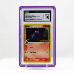 2006 Pokemon Ekans Reverse Holo EX Dragon Frontier 47 - CGC Gem Mint 10 - Image 1