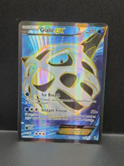 Pokemon TCG Glalie-EX Full Art Ultra Rare Card Breakthrough 155/162 Holo - Image 1