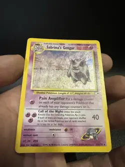 Pokemon TCG Sabrina's Gengar Gym Heroes 14/132 - Image 2