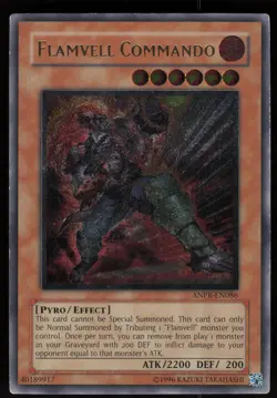 Flamvell Commando (UTR) ANPR-EN086 ANPR Ultimate Rare Ancient Prophecy Yu-Gi-Oh - Image 1