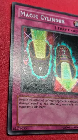 1x Yu-Gi-Oh! Magic Cylinder - LON-EN104 - Secret Rare - Unlimited Edition - LP - Image 4