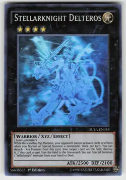 Stellarknight Delteros (Ghost Rare) DUEA-EN053 1st Edition Yu-Gi-Oh - Image 1