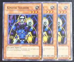 3x Kinetic Soldier SDMM-EN010 Machina Mayhem 1st Edition LP Playset - Image 1